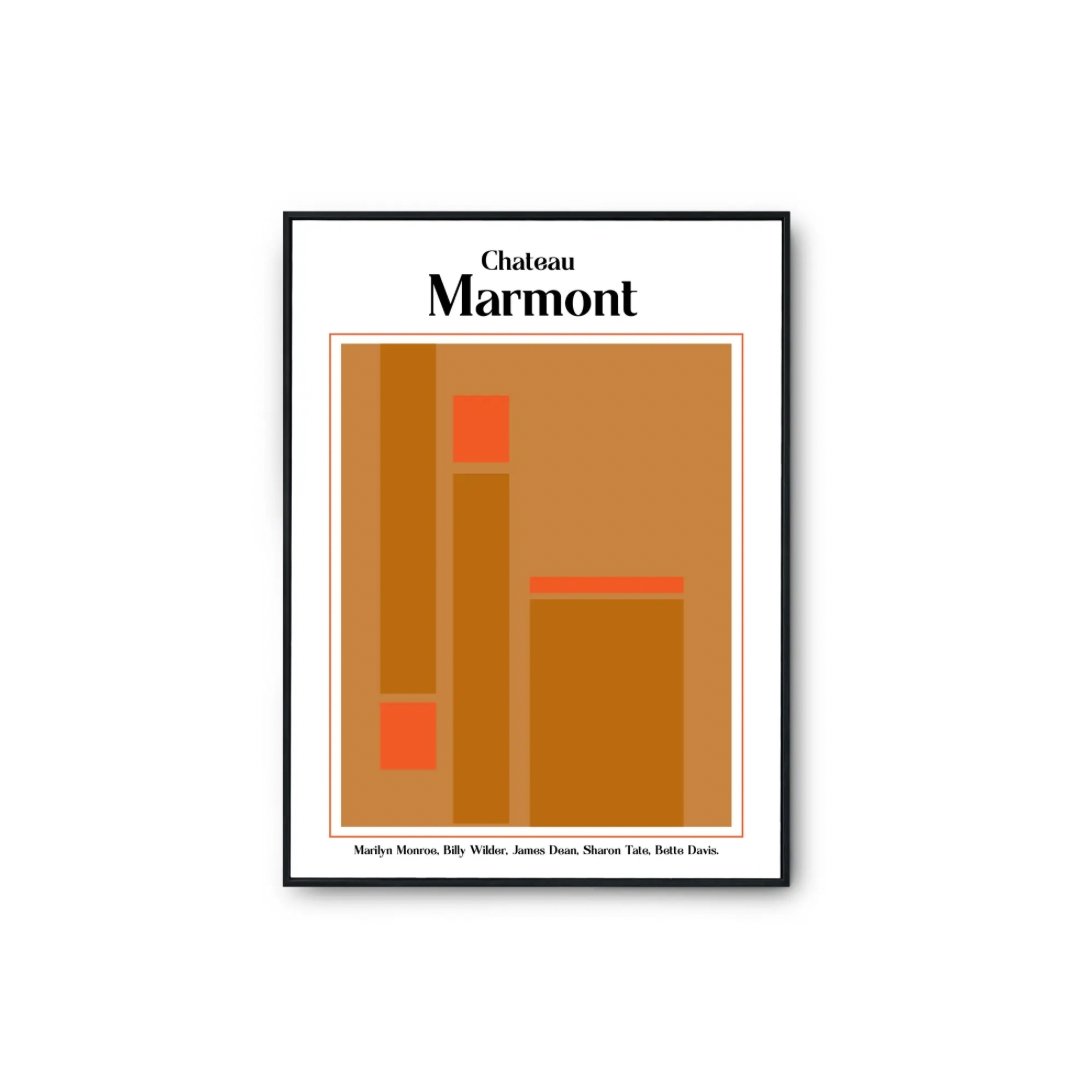Affiche « Château Marmont » - Maison Caldeira