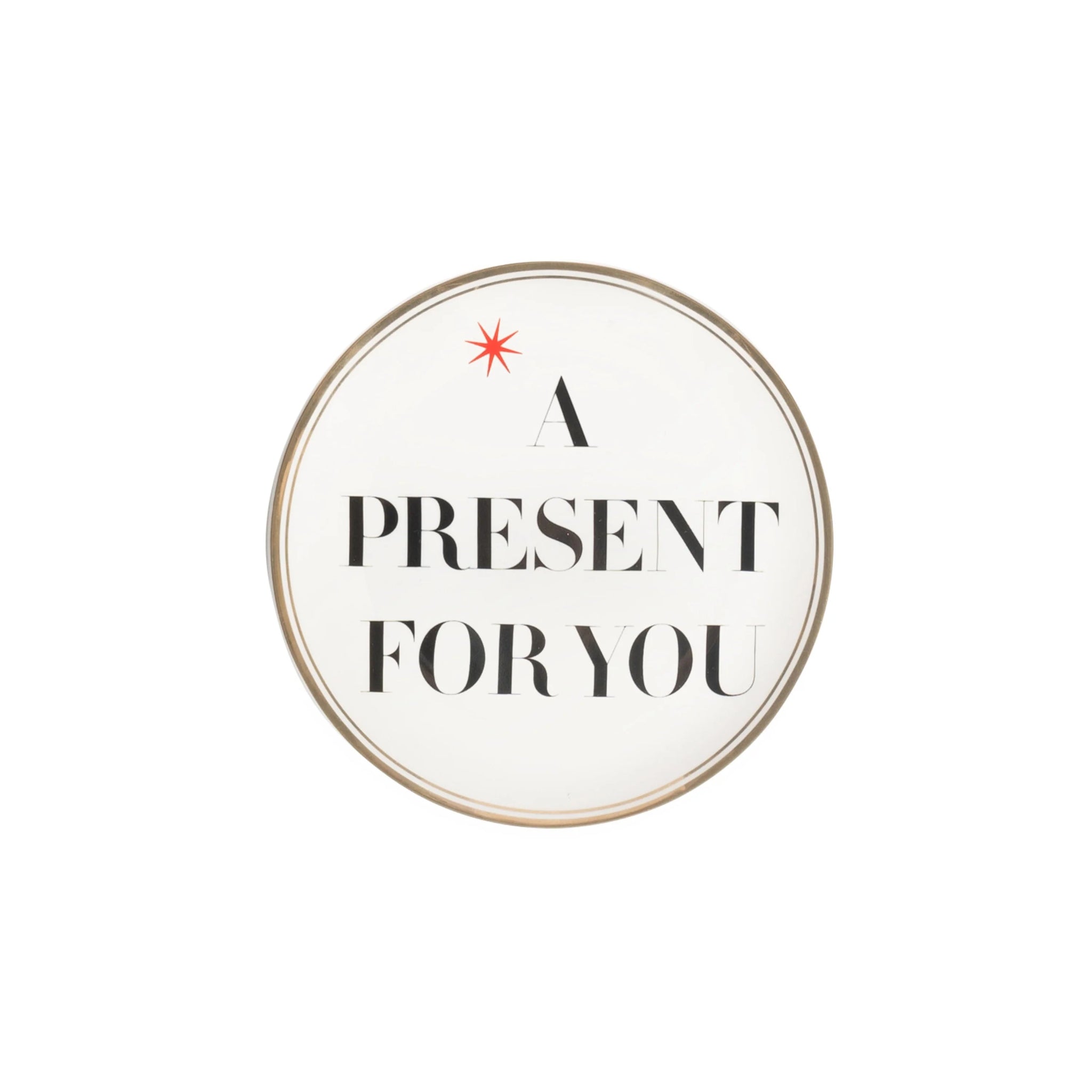 Assiette « A present for you » - Maison Caldeira