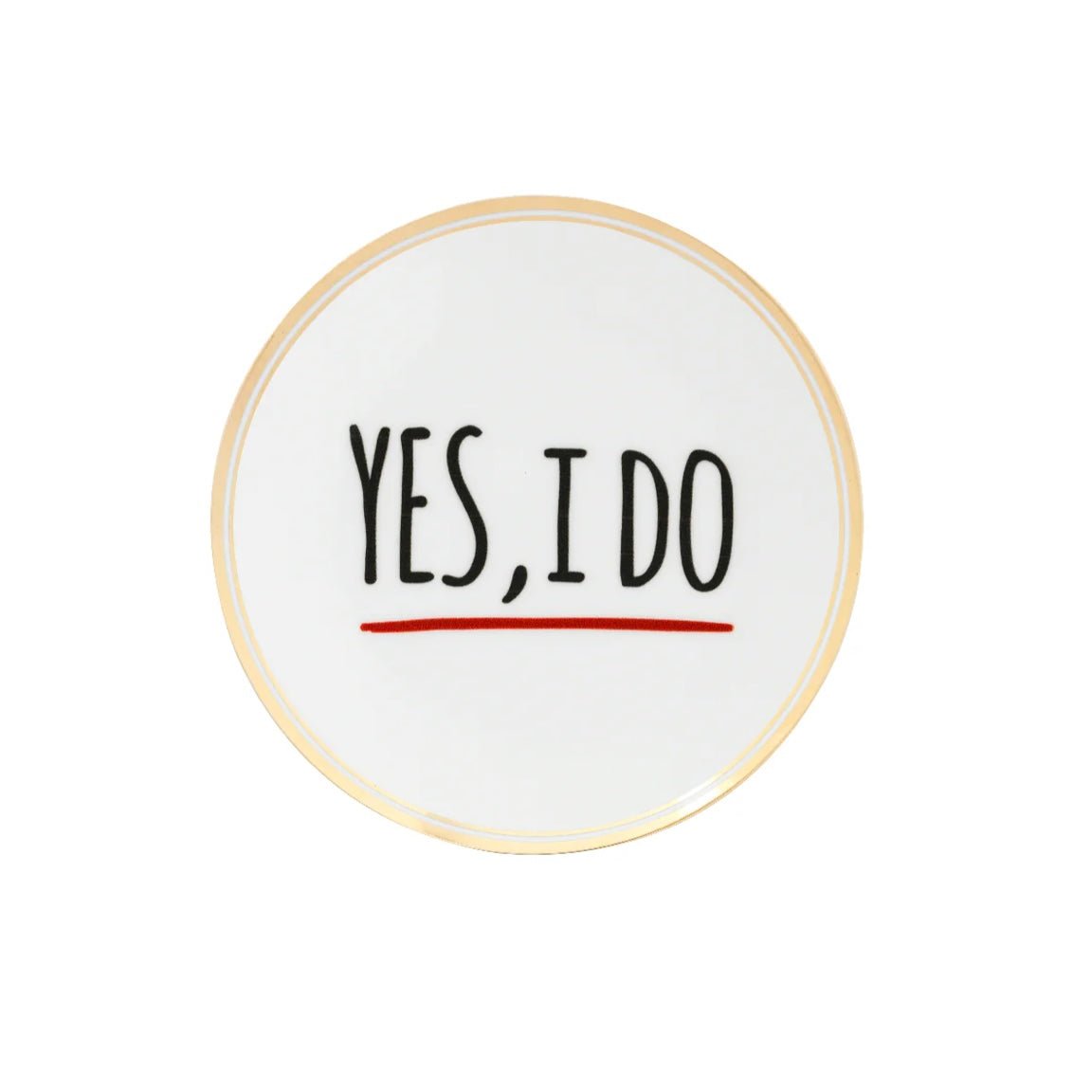 Assiette « Yes I Do » - Maison Caldeira
