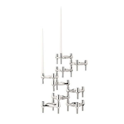 BMF bougeoir - Chrome - Stoff nagel - Design Contemporain - Maison Caldeira