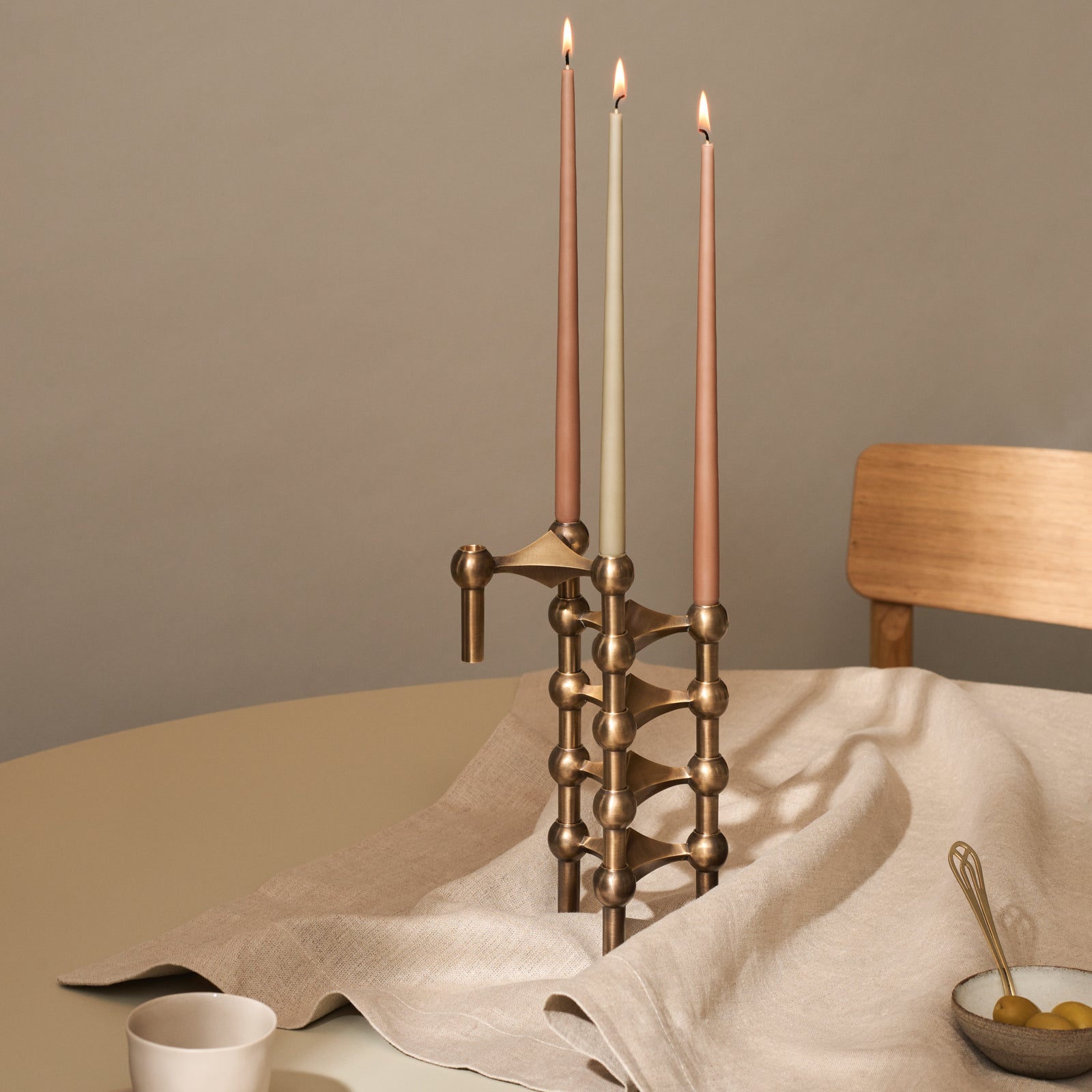 Bougeoir - Bronze - Stoff nagel - Design Contemporain - Maison Caldeira