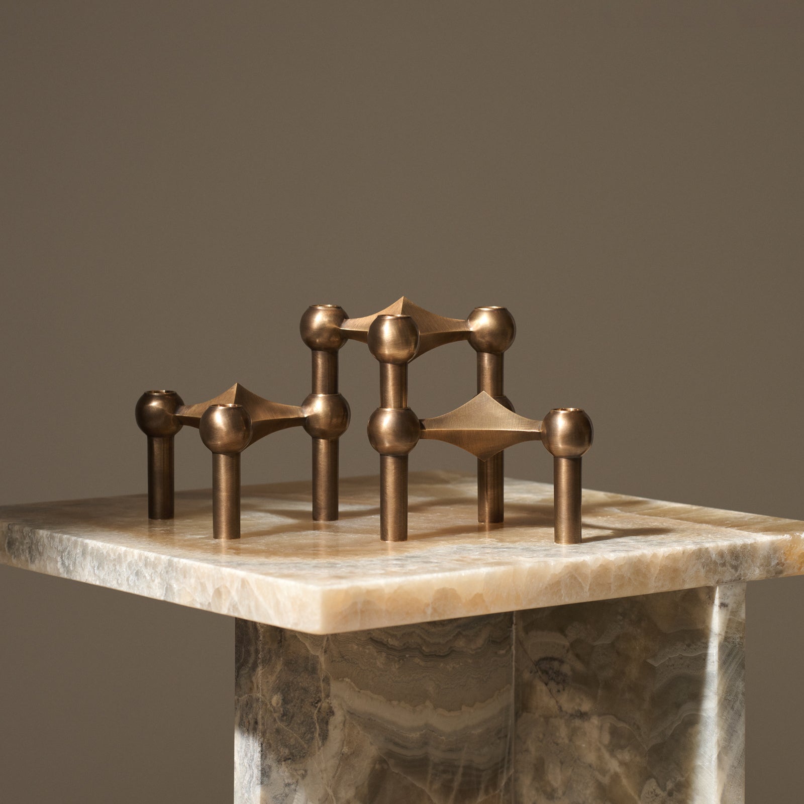 Bougeoir bronze - Maison Caldeira