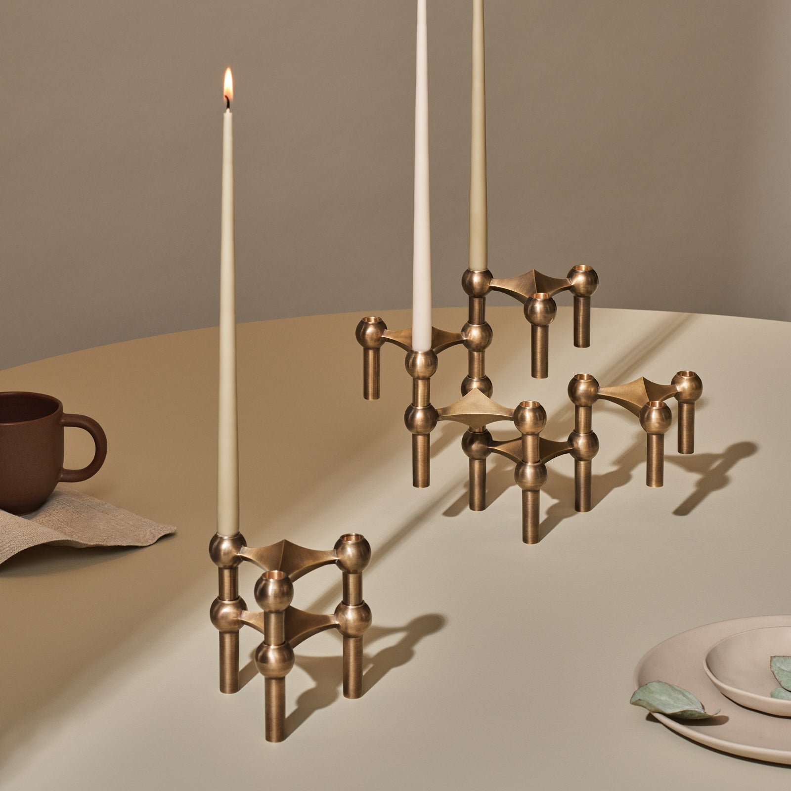 Bougeoir - Bronze - Stoff nagel - Design Contemporain - Maison Caldeira