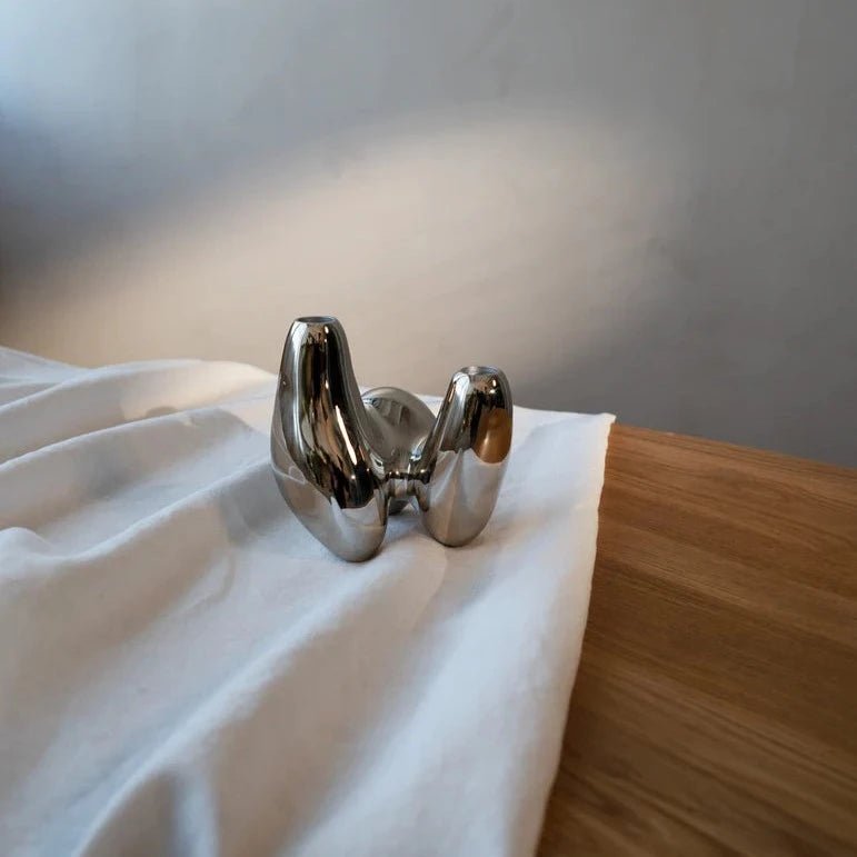 Bougeoir « Unity » - Argent - Maison Caldeira