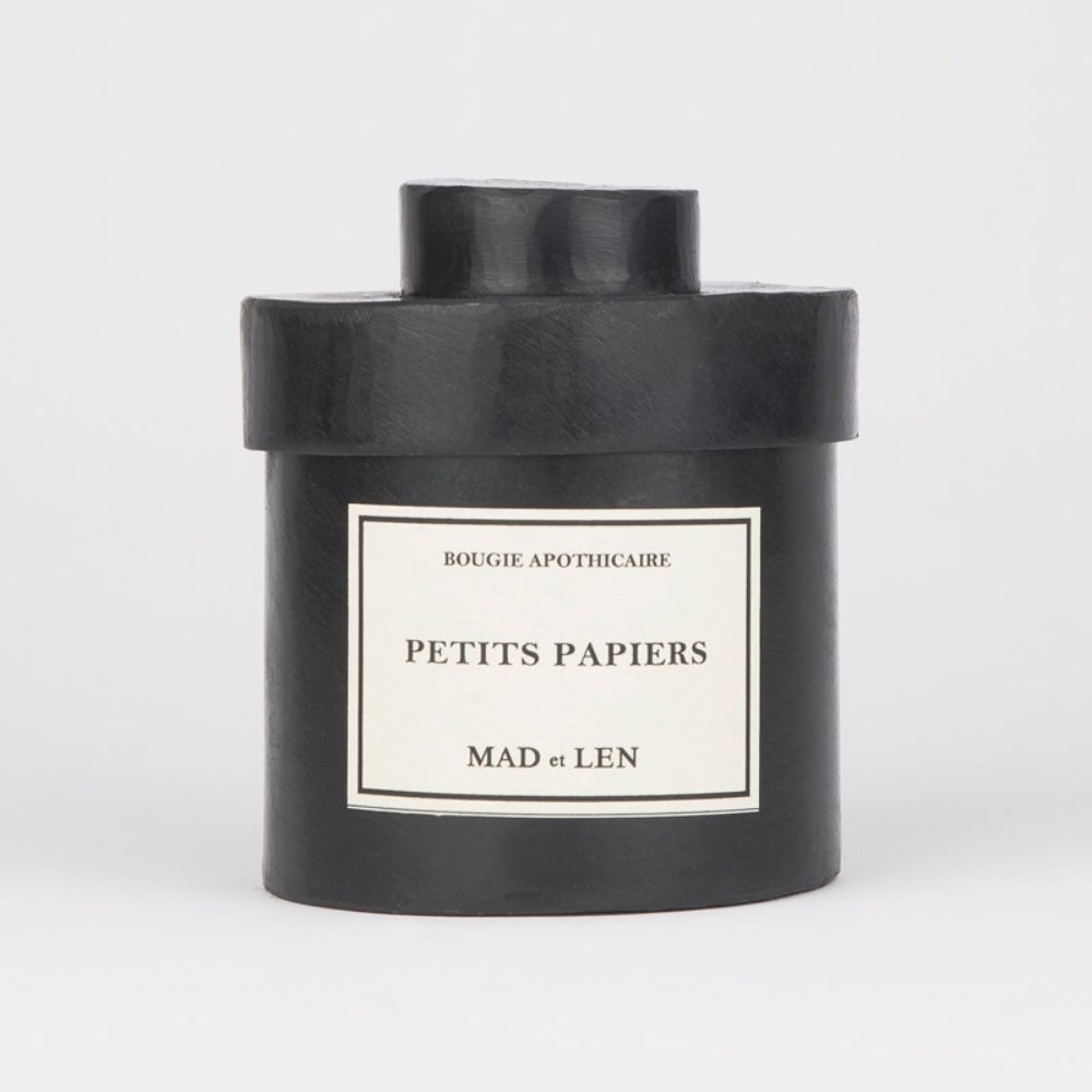 Bougie Parfumée d'Apothicaire Petits Papiers - Maison Caldeira