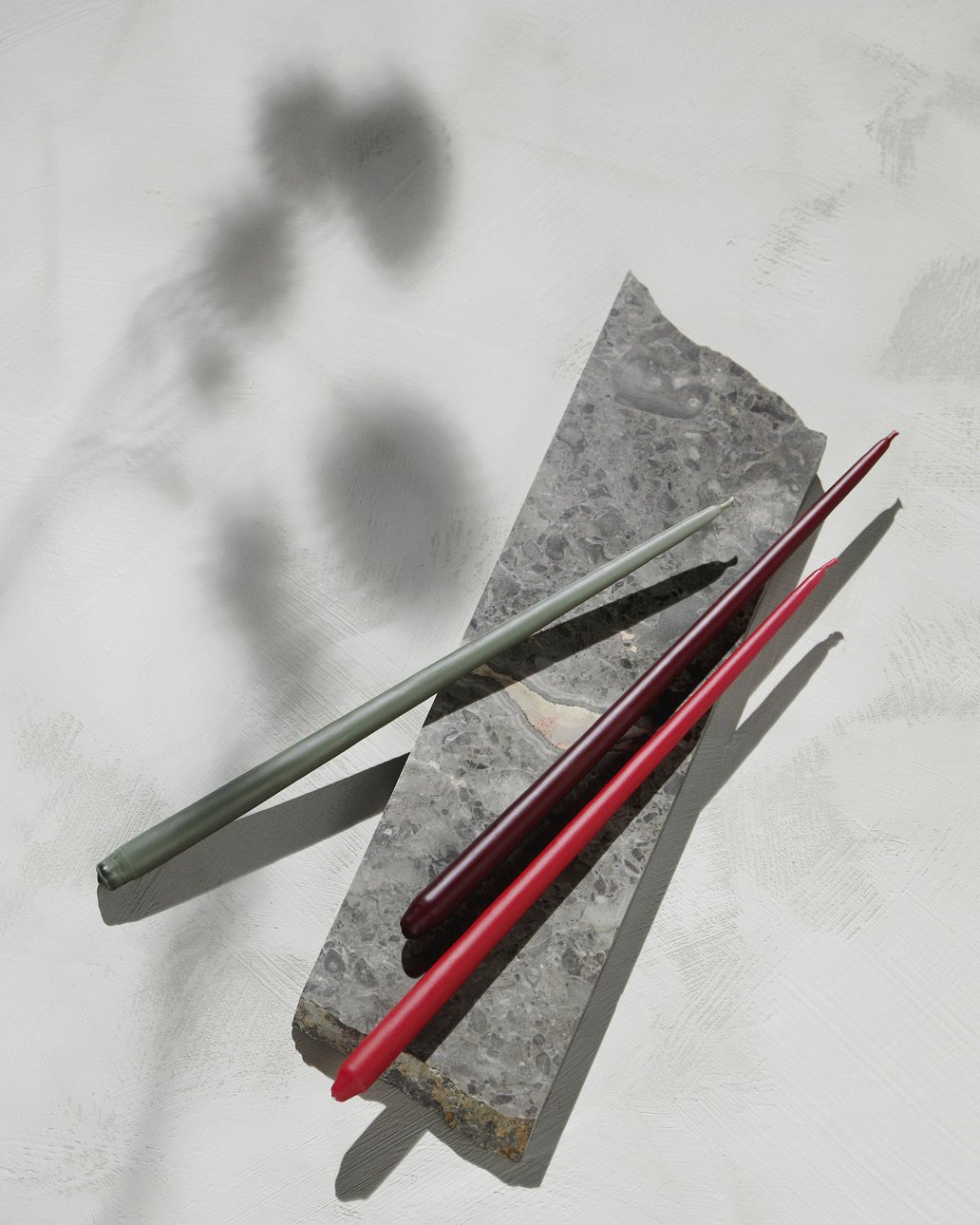 Bougies fines - Burgundy - Stoff nagel - Design Contemporain - Maison Caldeira