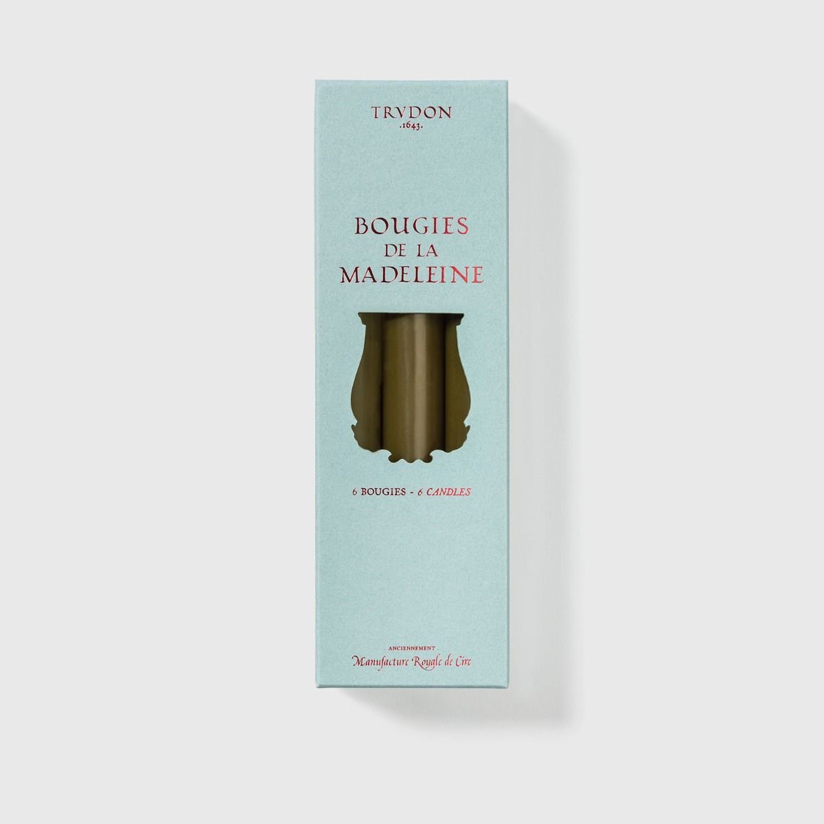 Bougies madeleines (Kaki) - Trudon - Design Contemporain - Maison Caldeira