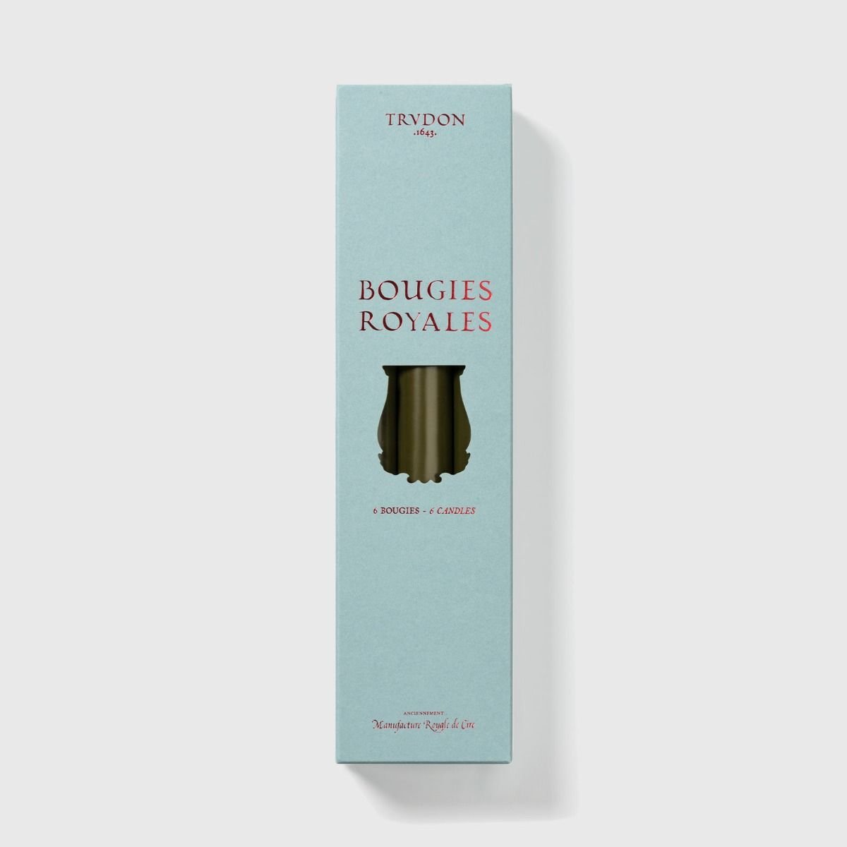 Bougies royales (Kaki) - Maison Caldeira