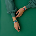 Bracelet Colortwist 1 - Emeraude - Maison Caldeira