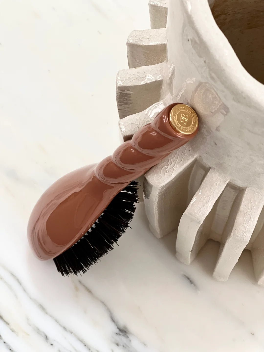 Brosse à cheveux - N°1 L’UNIVERSELLE Terracotta - Maison Caldeira