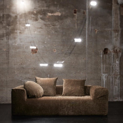 Canapé Coopl en velour côtelé - Sépia - Bed and philosophy - Design Contemporain - Maison Caldeira