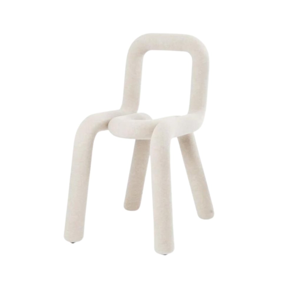 Chaise « Bold » Beige corde - Big game - Maison Caldeira