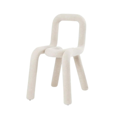 Chaise Bold Beige Corde – design Big-Game pour Moustache, vue de face
