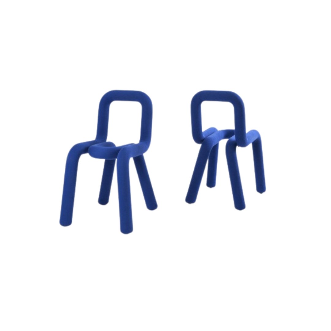 Chaise « Bold » Bleu électrique - Big game - Maison Caldeira