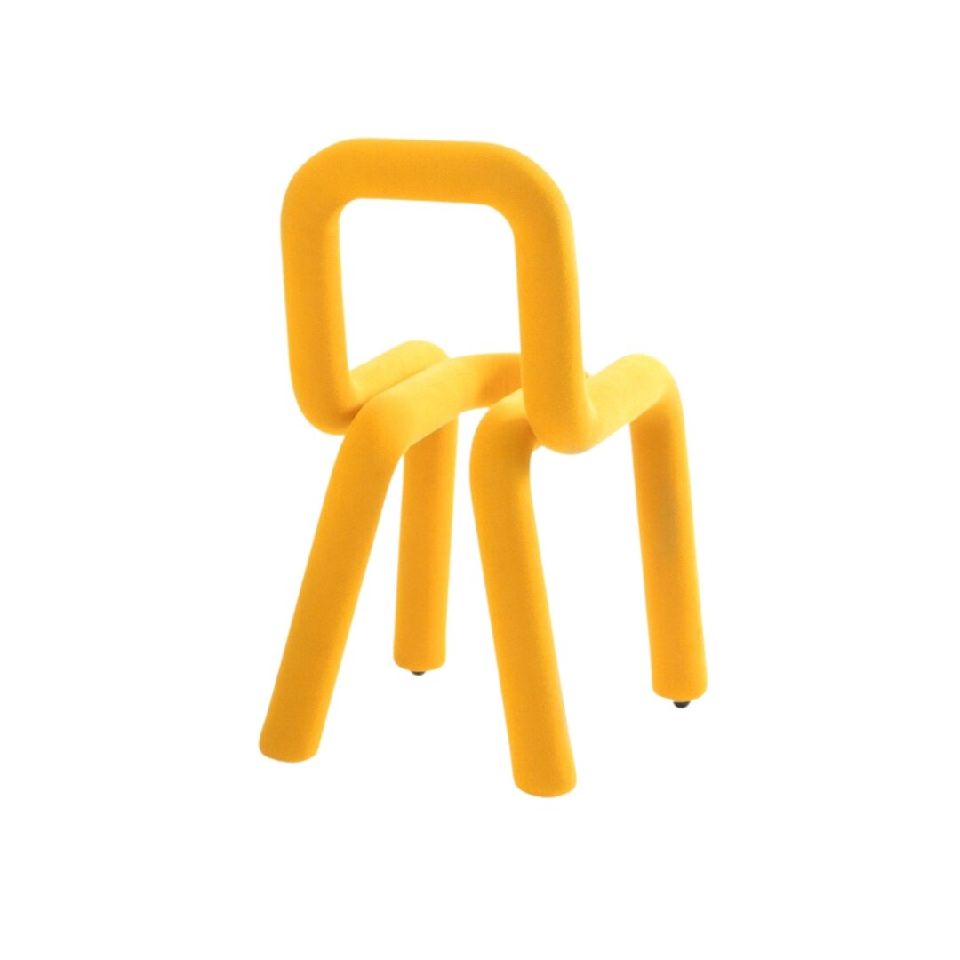 Chaise « Bold » Jaune - Big game - Maison Caldeira