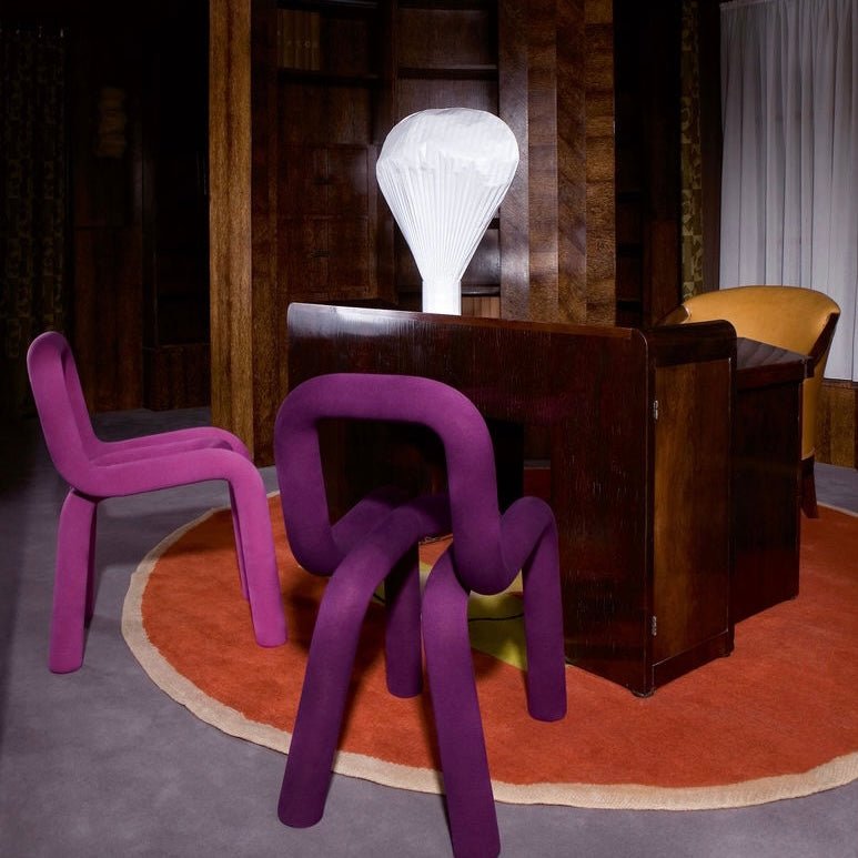 Chaise Bold - Violet - Moustache - Design Contemporain - Maison Caldeira
