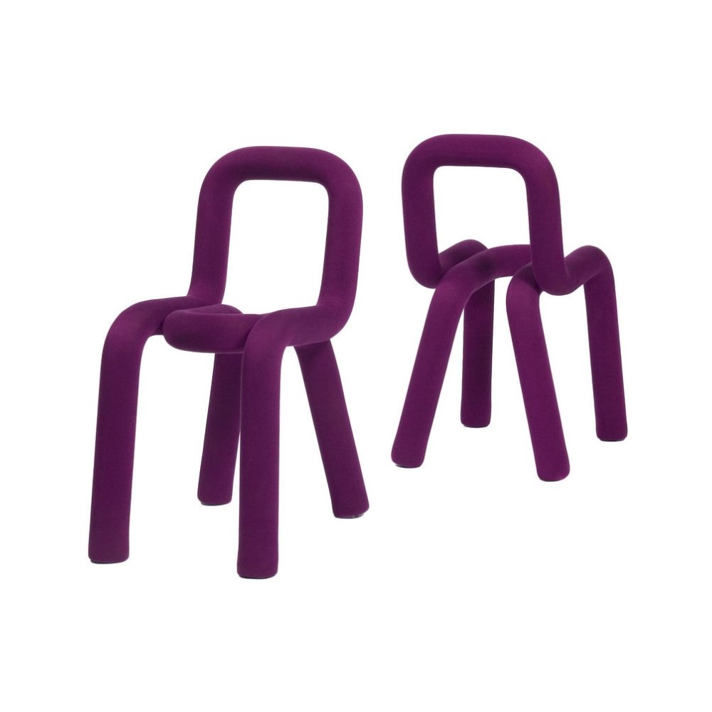 Chaise « Bold » Violet - Big game - Maison Caldeira