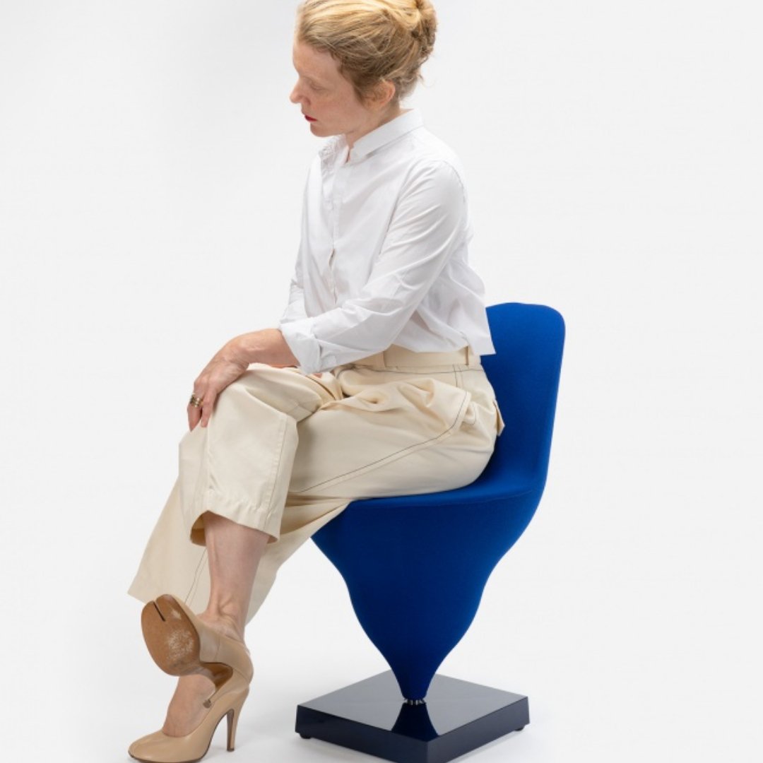 Chaise « Gelato » Bleu électrique - Jean-Baptiste Fastrez - Maison Caldeira
