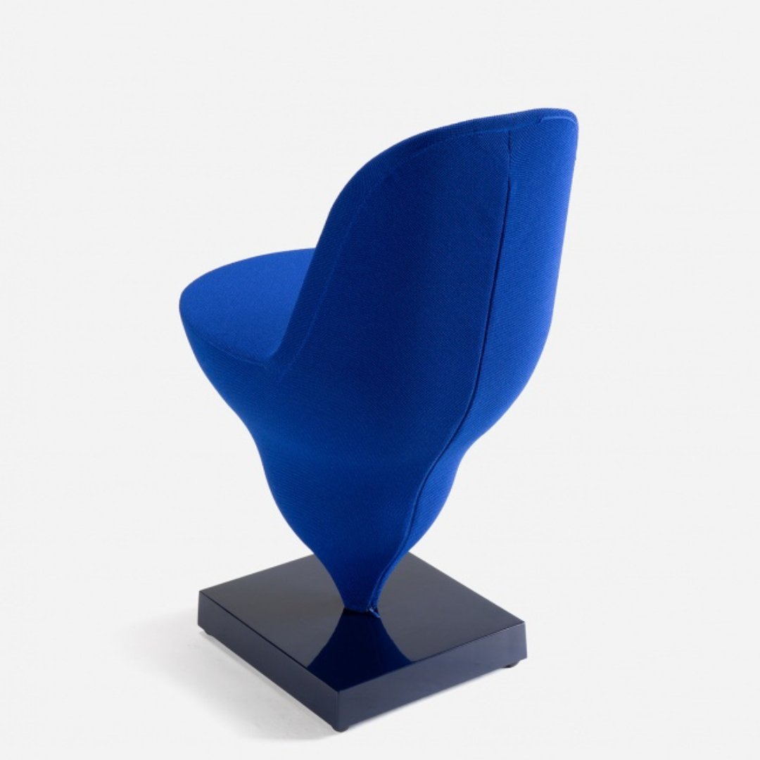 Chaise Gelato - Bleu électrique - Moustache - Design Contemporain - Maison Caldeira