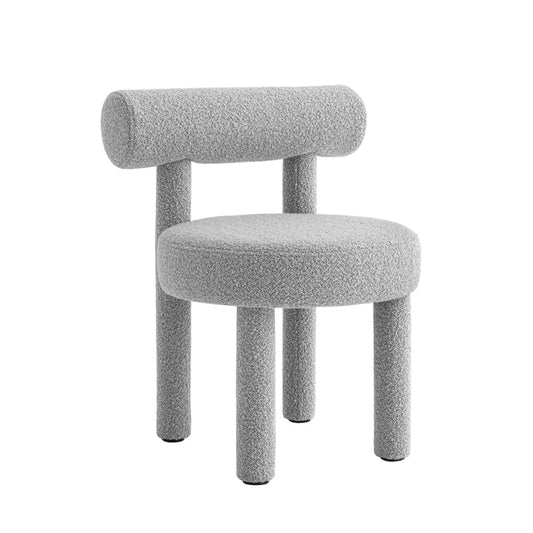Chaise "Gropius Cs1" - Boucle gris - Maison Caldeira