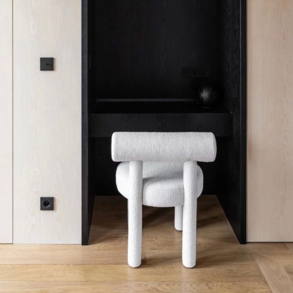 Chaise "Gropius Cs1" - Laine beige - Maison Caldeira