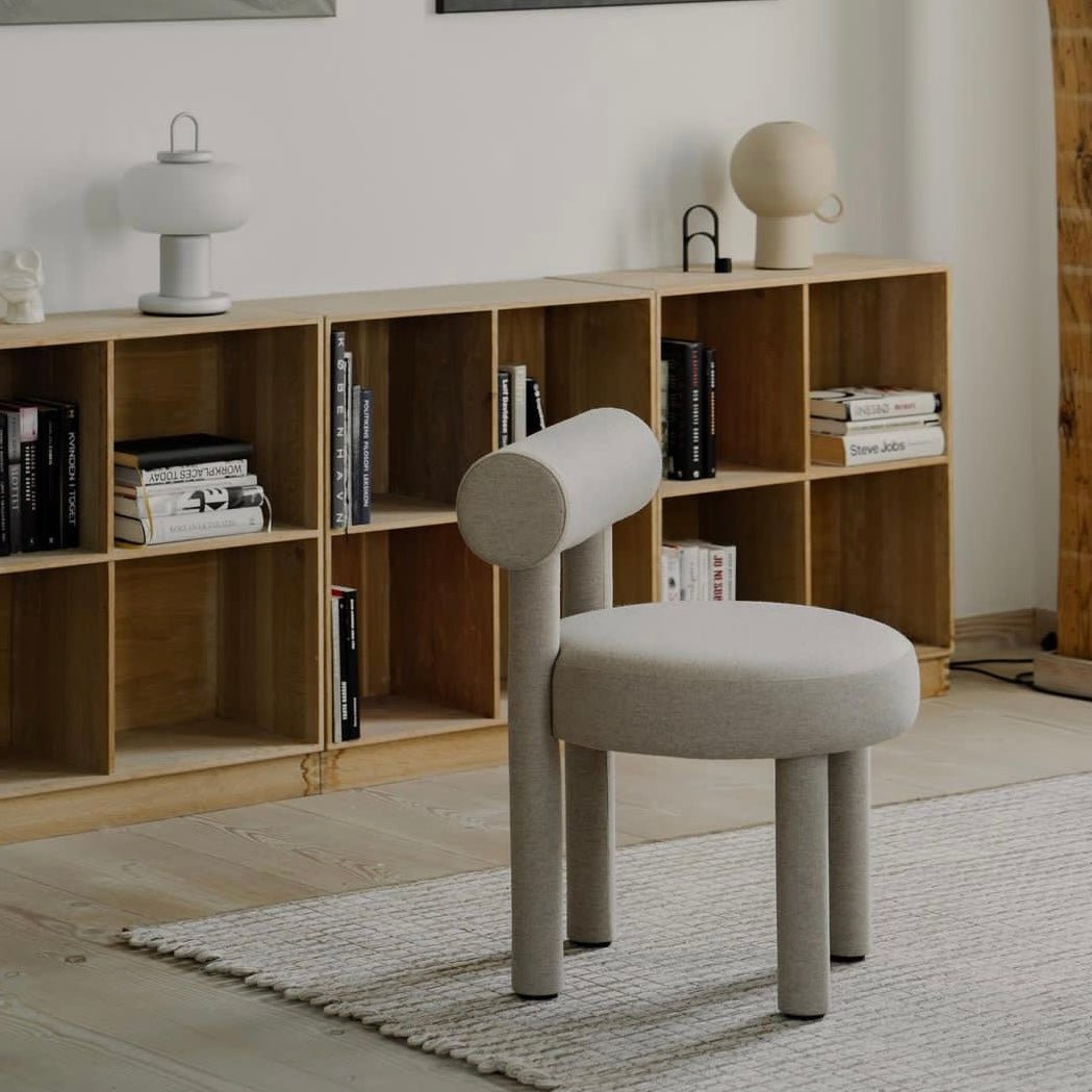 Chaise "Gropius Cs1" - Laine beige - Maison Caldeira