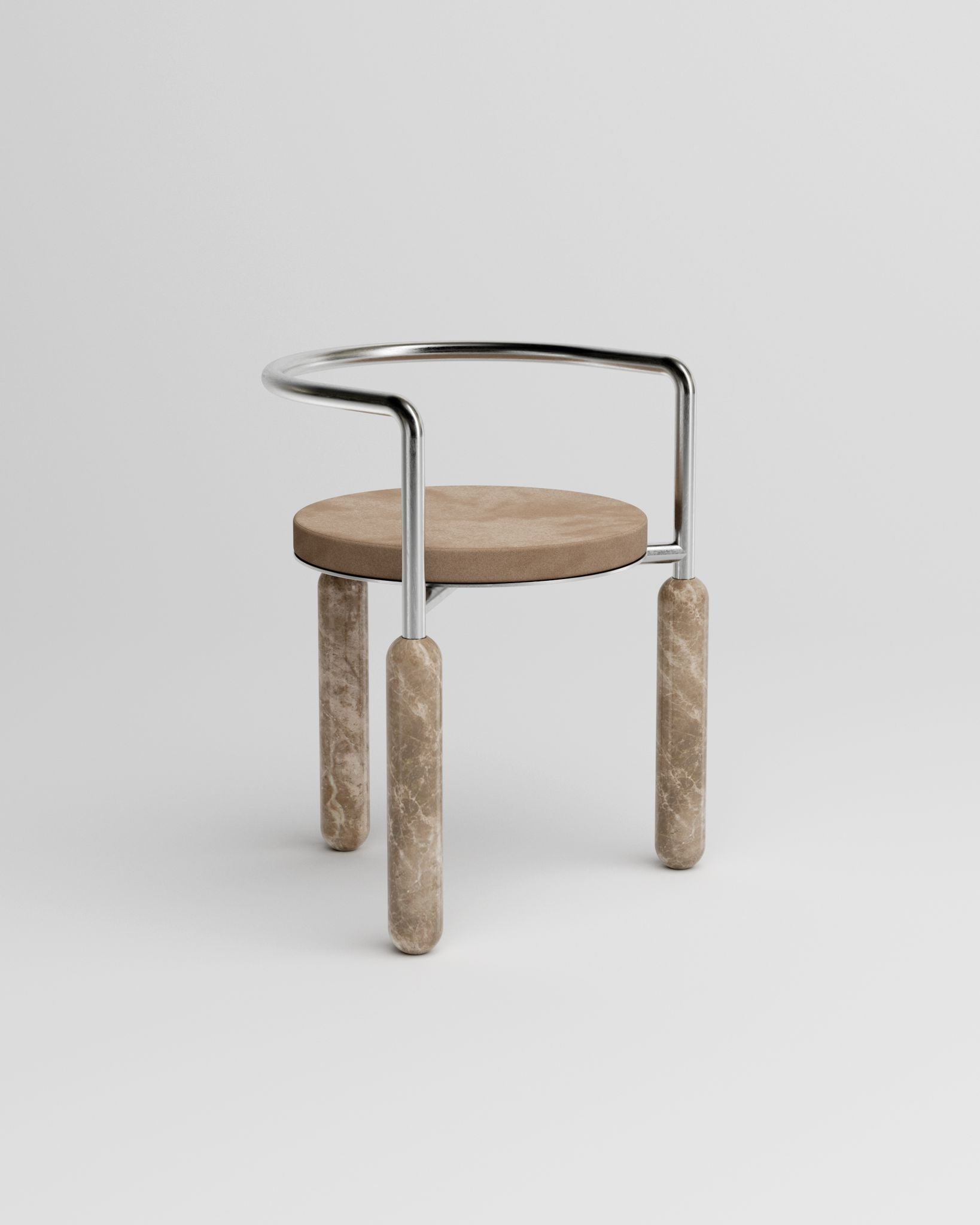 Chaise Malmousque - Taupe - Koska - Design Contemporain - Maison Caldeira