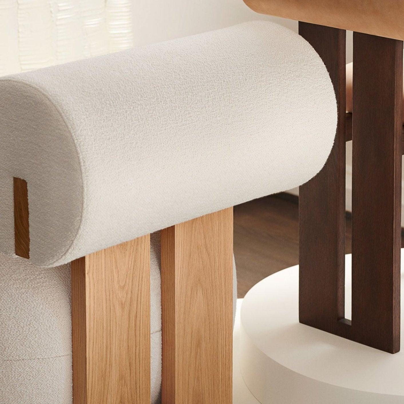 Fauteuil lounge Hippo - Crème - Maison Caldeira