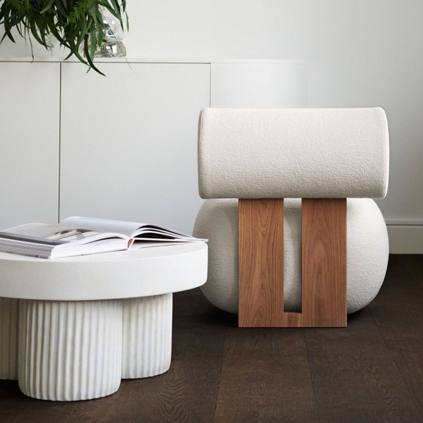 Fauteuil lounge Hippo - Vert - Norr11 - Scandinave - Maison Caldeira