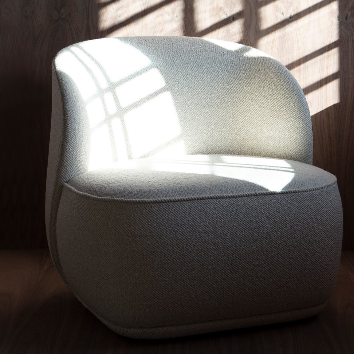 Fauteuil Pipe Lounge - Blanc - Friends and founders - Scandinave - Maison Caldeira
