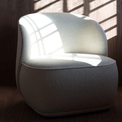 Fauteuil Pipe Lounge - Blanc - Friends and founders - Scandinave - Maison Caldeira
