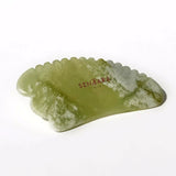 Gua Sha en Jade vert - Corne à dents - Maison Caldeira