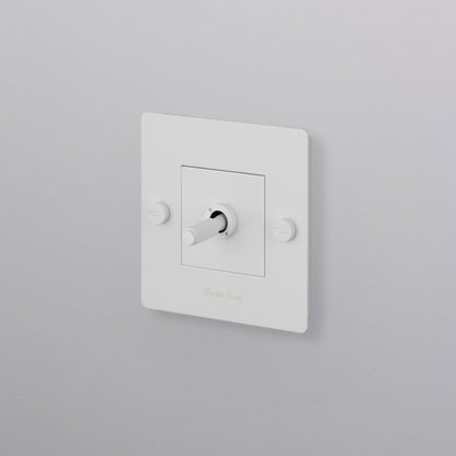 Interrupteur à double bascule 1G / blanc - Maison Caldeira