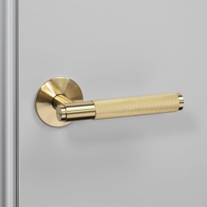 Jeu de poignées de porte / croix / laiton - Maison Caldeira