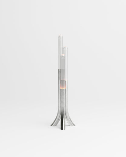 Lampadaire cactus - Chrome - Koska - Design Contemporain - Maison Caldeira
