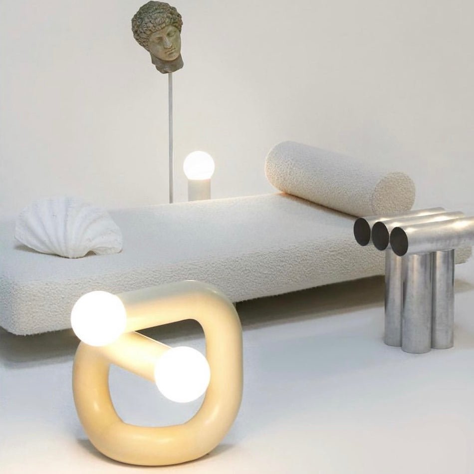 Lampe de table "Sphinx" - Beige - Maison Caldeira