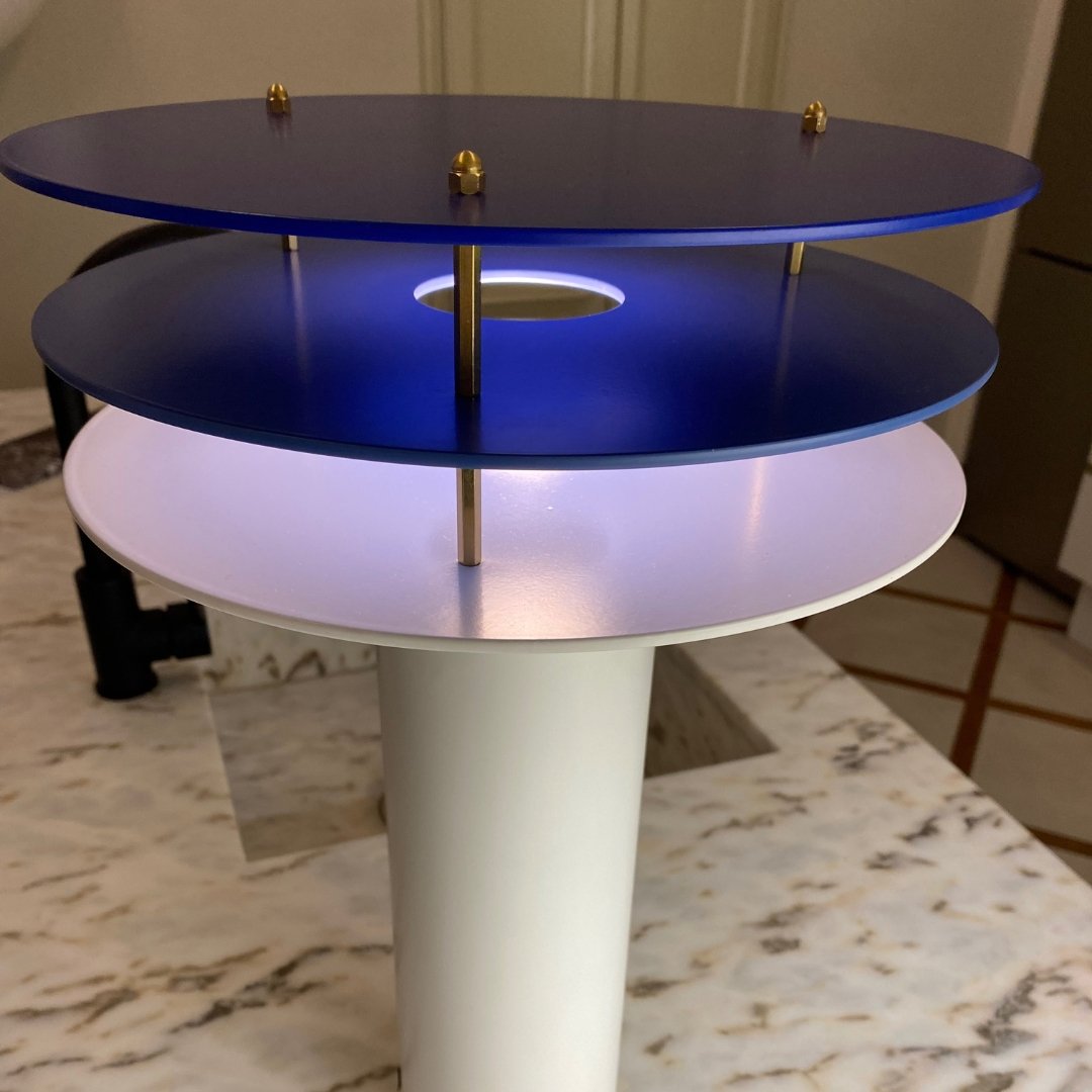 Lampe de table « Variation » - Bleu - Maison Caldeira