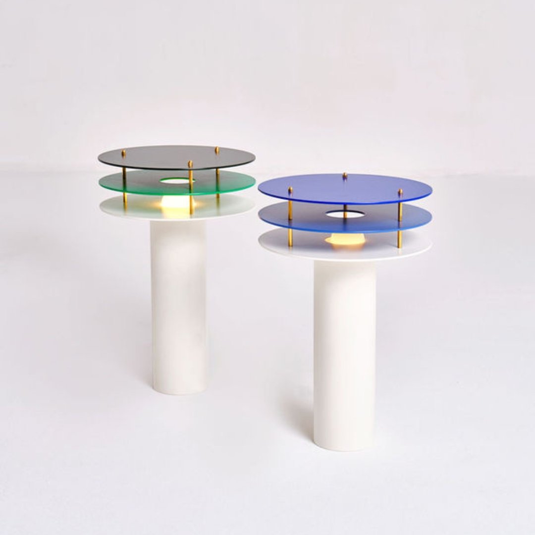 Lampe de table « Variation » - Bleu - Maison Caldeira