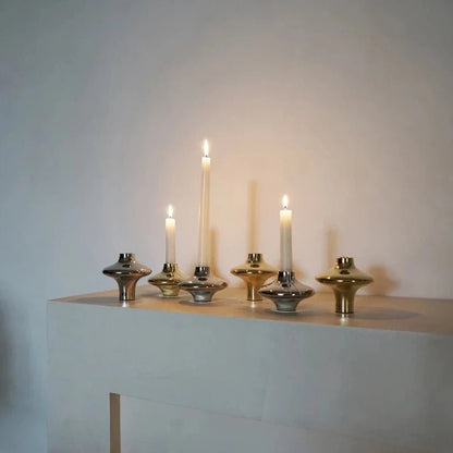 Grand bougeoir Doublet - Laiton - Hein studio - Scandinave - Maison Caldeira