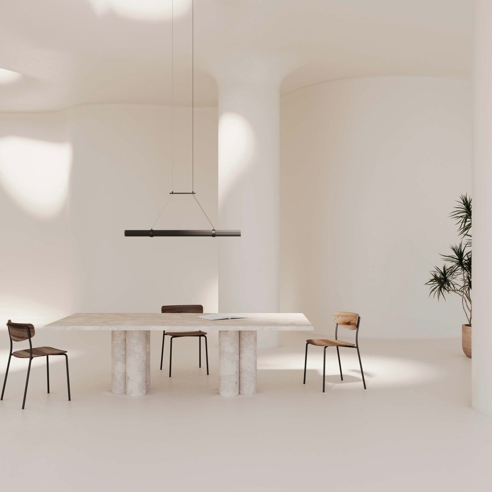 Lustre Niro - JF Sevilla - Aromas del campo - Design Contemporain - Maison Caldeira