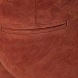 Pantalon stretch en cuir « LIVELY » - Ginger - Maison Caldeira