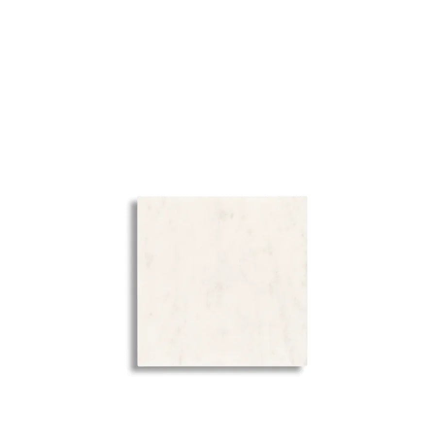 Plateau carré en marbre blanc - M - Maison Caldeira