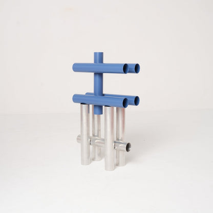 Porte-revues Tubulaires - Bleu - Axel Chay - Design Contemporain - Maison Caldeira