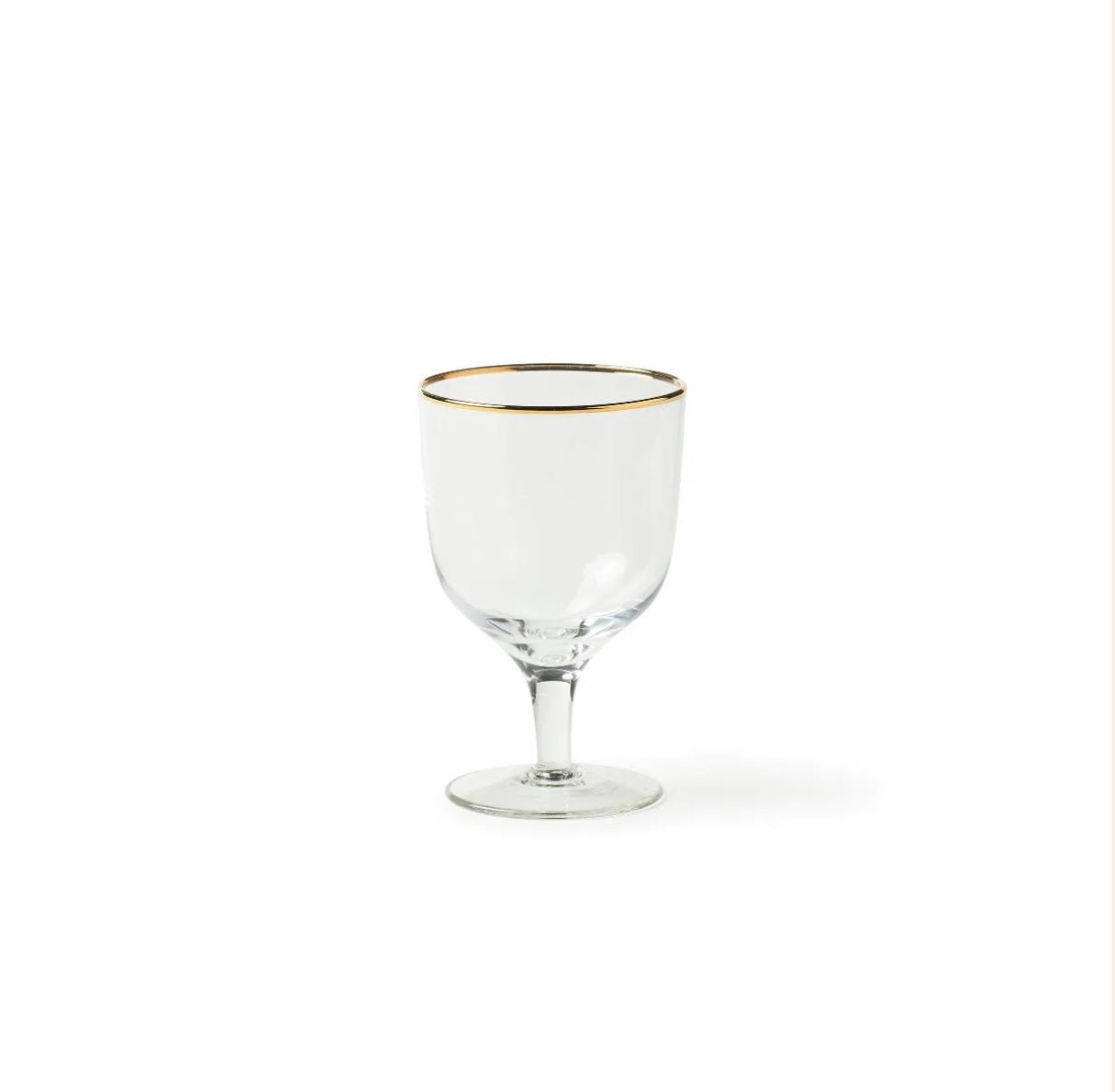 Set de 6 de verres à eau « Gold » - Maison Caldeira