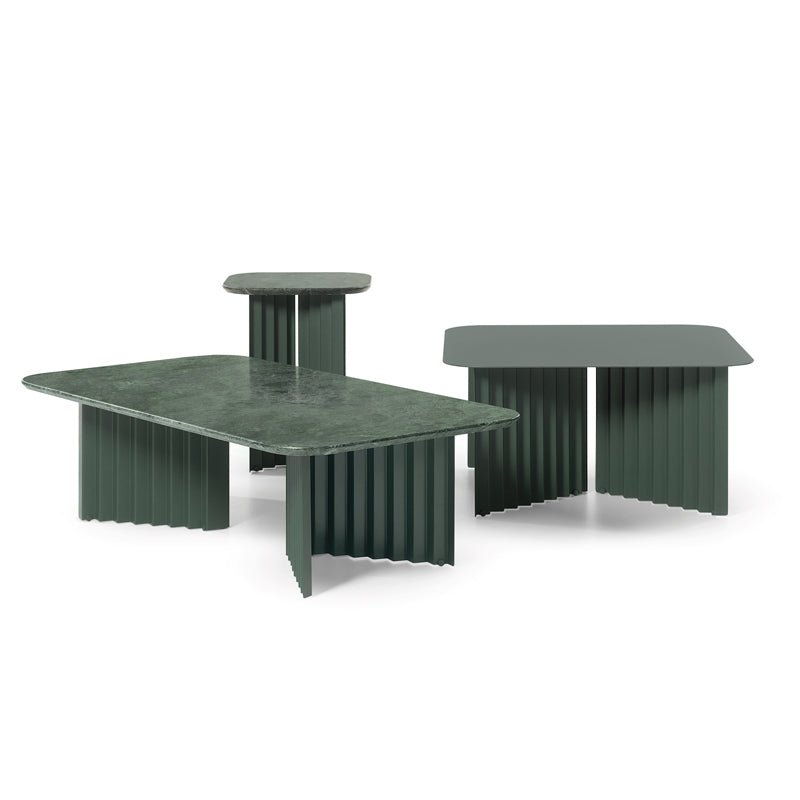 Table basse carré en plec - Vert - Maison Caldeira