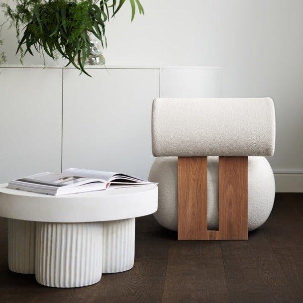 Table basse "Gear" - Craie - Maison Caldeira