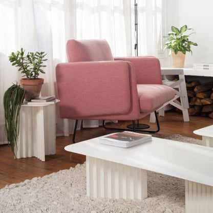 Table basse rectangulaire en plec - Terracotta - Rs Barcelona - Design Contemporain - Maison Caldeira