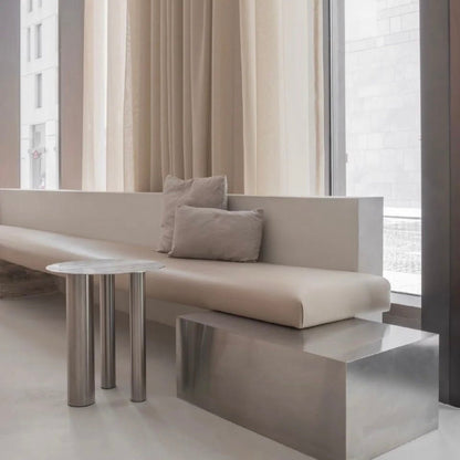 Table d'appoint Brandt CS1 - Chrome - Noom - Design Contemporain - Maison Caldeira