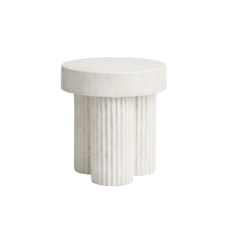 Table d'appoint "Gear" - Craie - Maison Caldeira