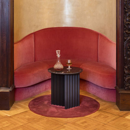 Table d’appoint ronde en plec et marbre - Vert - Rs Barcelona - Design Contemporain - Maison Caldeira